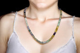 Tubes ~ Rainbow Fluorite Necklace